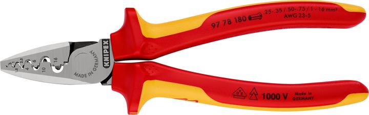 Produktbild Knipex Crimpzange für Aderendhülsen (180 mm)