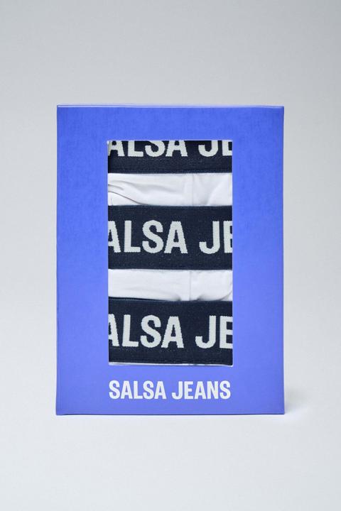 Produktbild Salsa Jeans Trunks 3 Branding And Solid Trunks Pack (M)