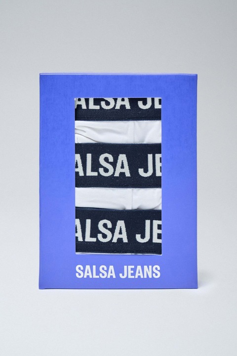 Immagine prodotto Salsa Jeans Trunks 3 Branding And Solid Trunks Pack (M)