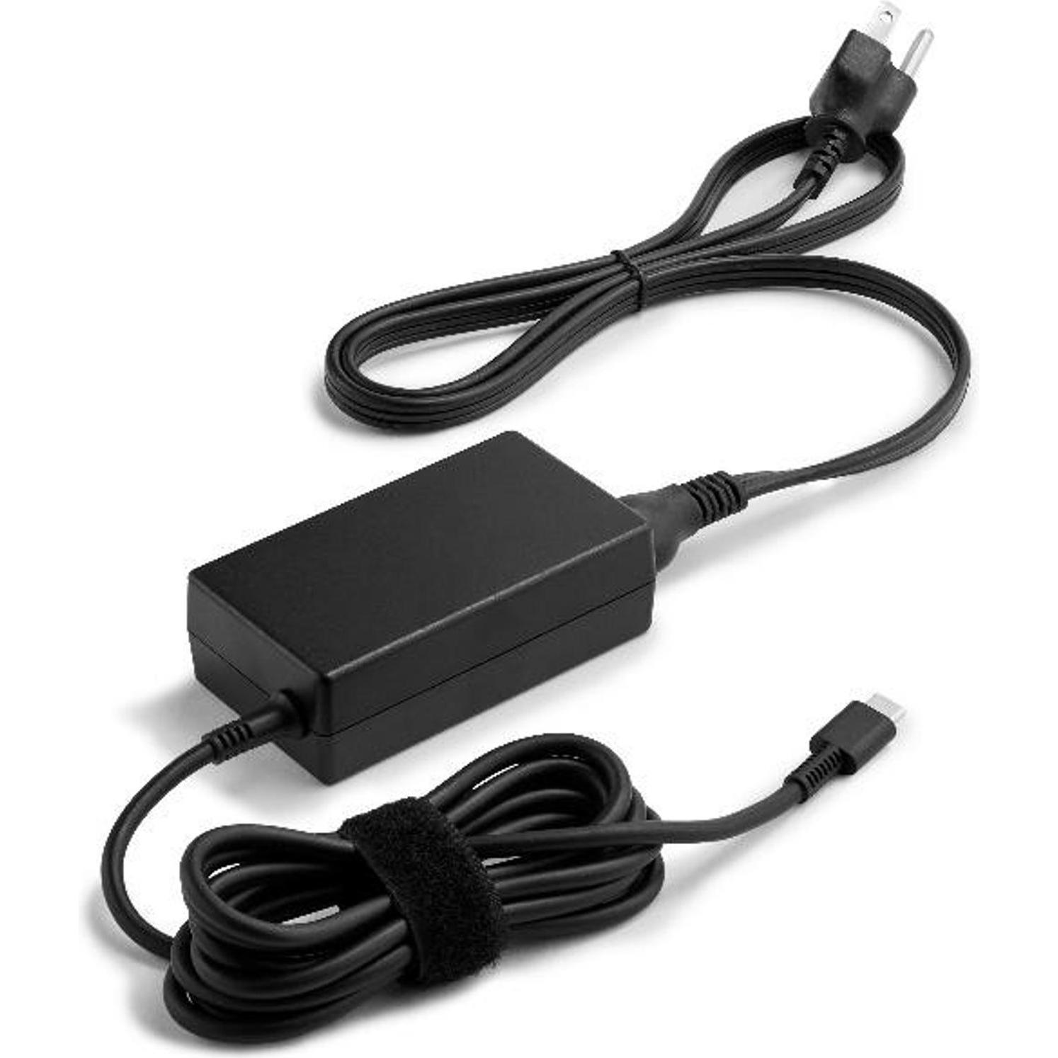 HP 65W Halogen Free LC USB-C AC Adapter (65 W), Notebook Netzteil, Schwarz