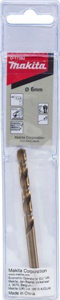 Actual product image Makita Drill HSS-CO 6.0x93mm