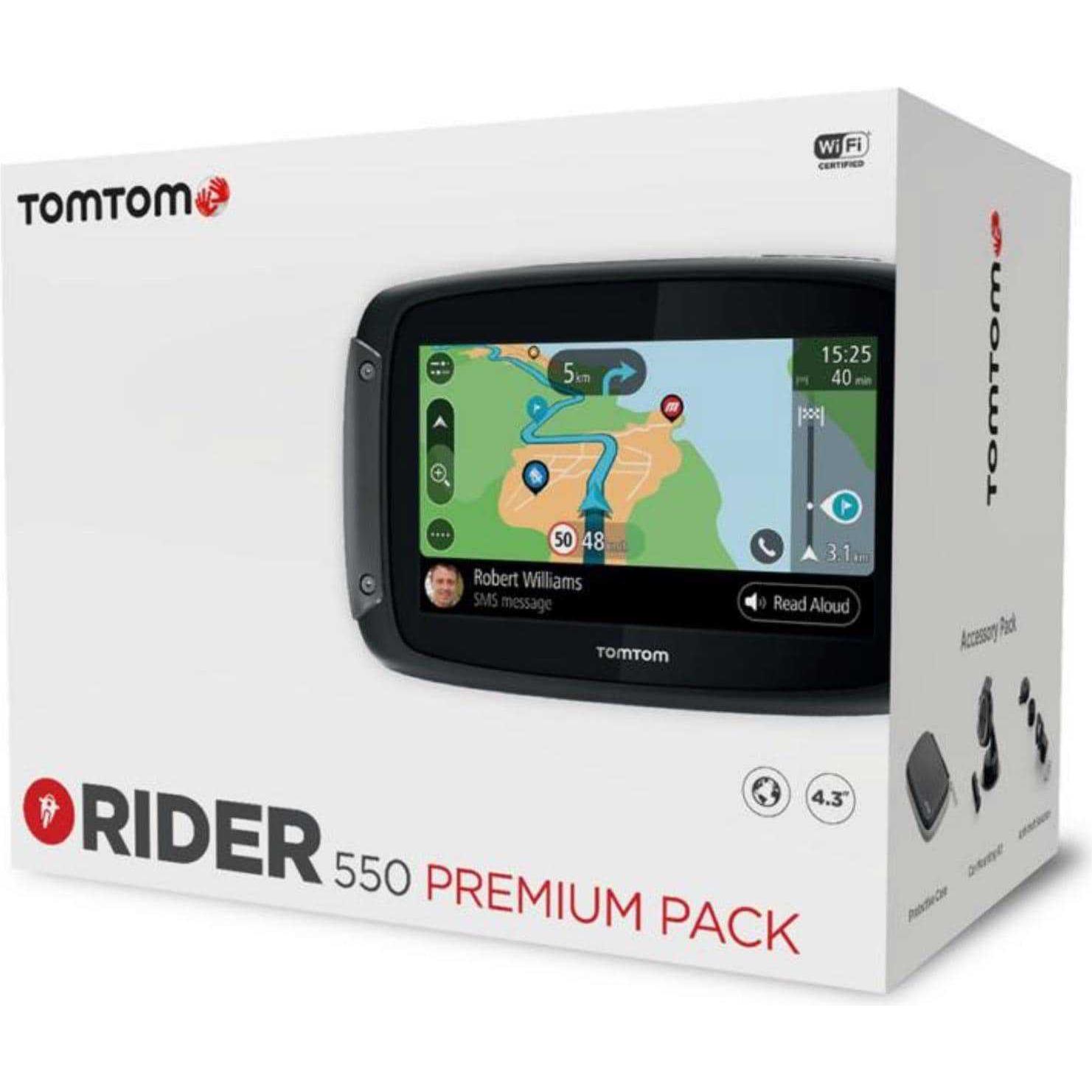 Thumbnail - TomTom, Fahrzeug Navigation, Rider 550 Premium Pack (4.30")