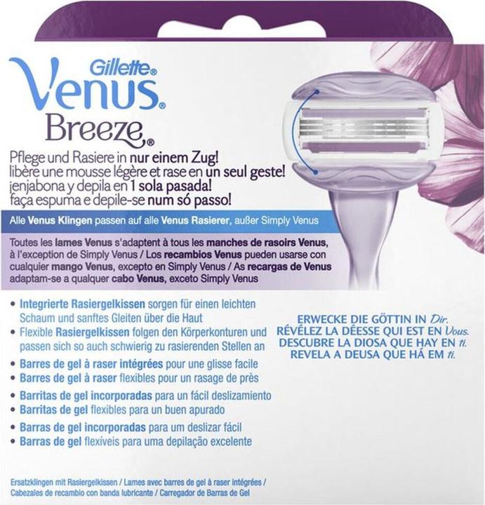 Image du produit Gillette Venus Breeze 4 femmes lame
