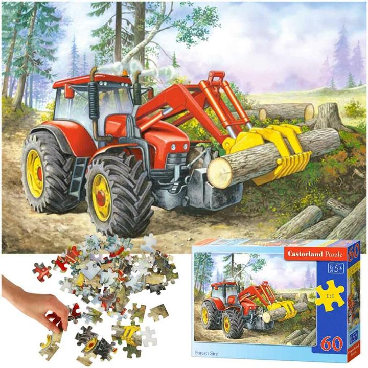 Immagine prodotto Castorland Sito della foresta, puzzle 60 pezzi (60 pezzi)
