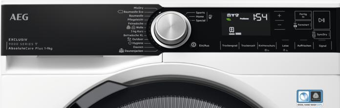 Produktbild AEG TR9W80699 WiFi Wärmepumpentrockner / Serie 9000 mit AbsoluteCare®Plus / 3D Scan - Trocknet Nachh (9 kg, Rechts)