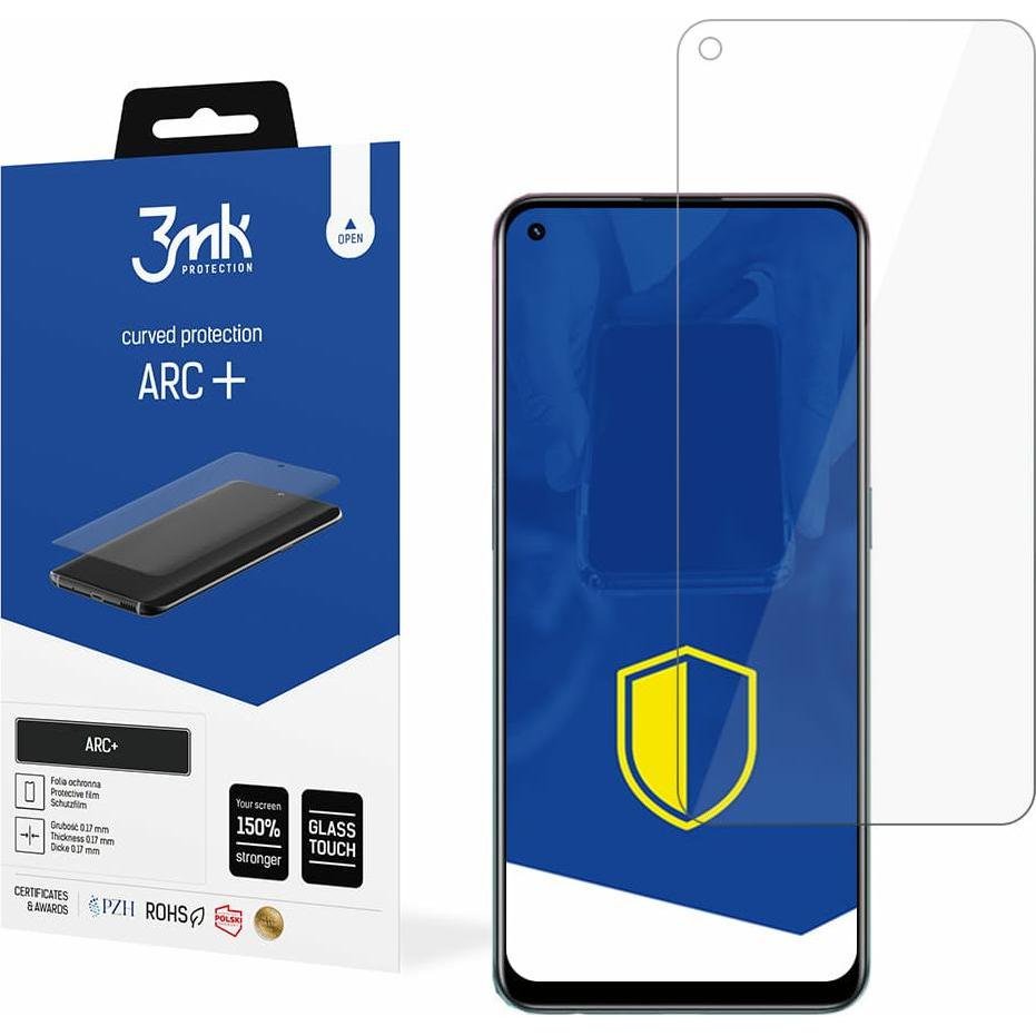 3MK Oppo Reno 5 F - ARC+ (1 Stück, Oppo Reno 5 F), Smartphone Schutzfolie