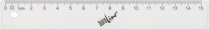 Produktbild BüroLine Flachlineale (15 cm, Kunststoff)