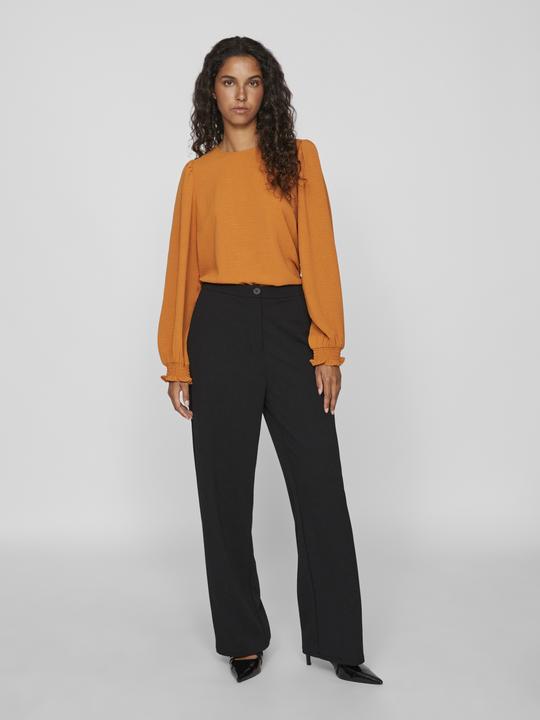 Actual product image Vila Round neck top with long sleeves (34)