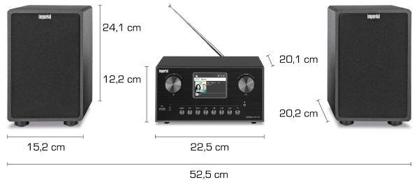 Produktbild Imperial Dabman i310 CD (Bluetooth, CD Player, WLAN, 2x 20 W)