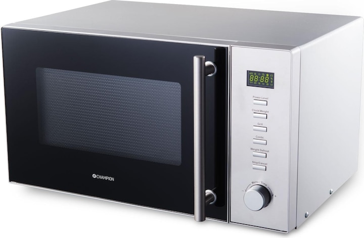 Produktbild Champion Mikrowelle Pro 23L 900W MW135 Edelstahl (EU-Stecker, 23 l)