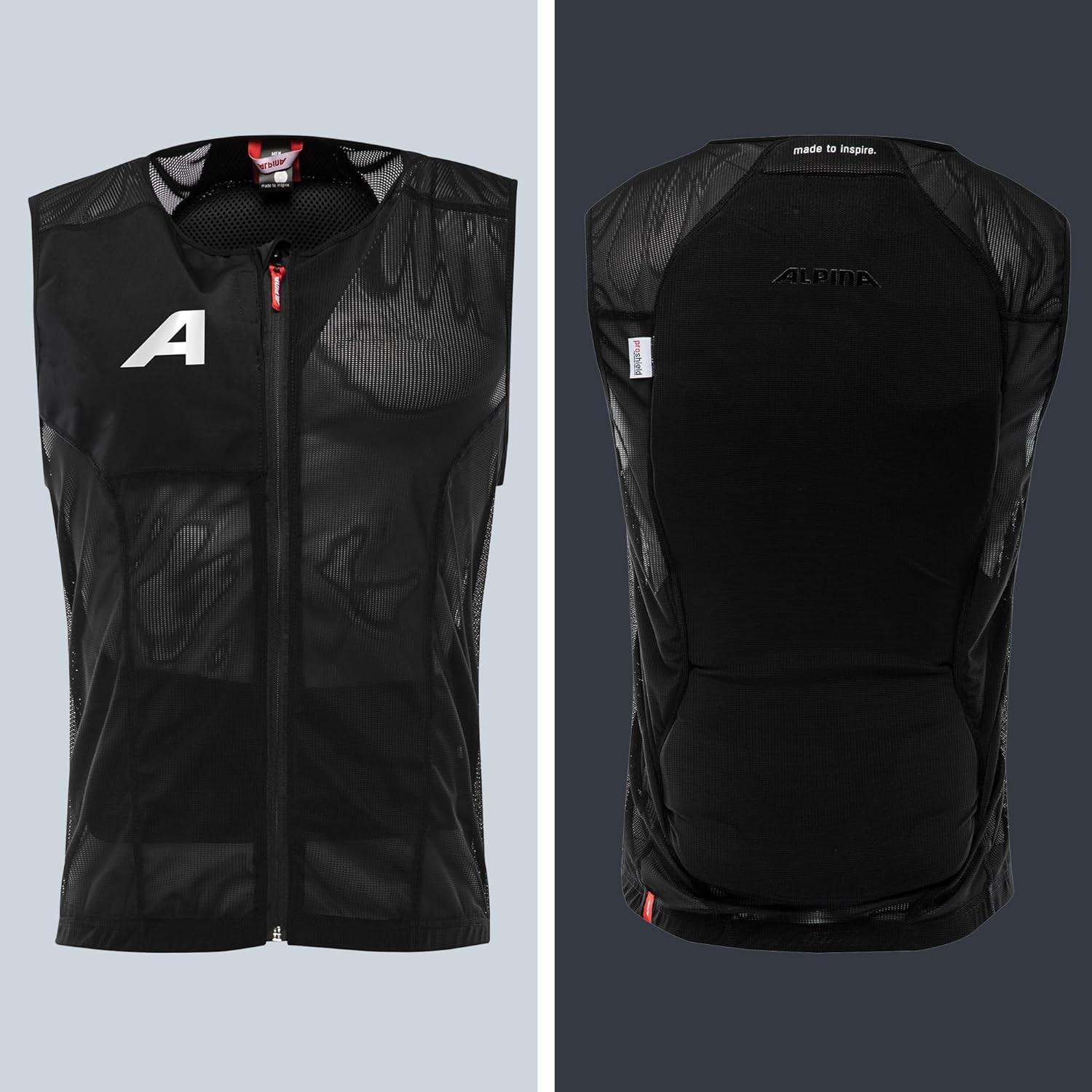 ALPINA SPORTS Proshield Men Vest (XXL, Back protector, Unique