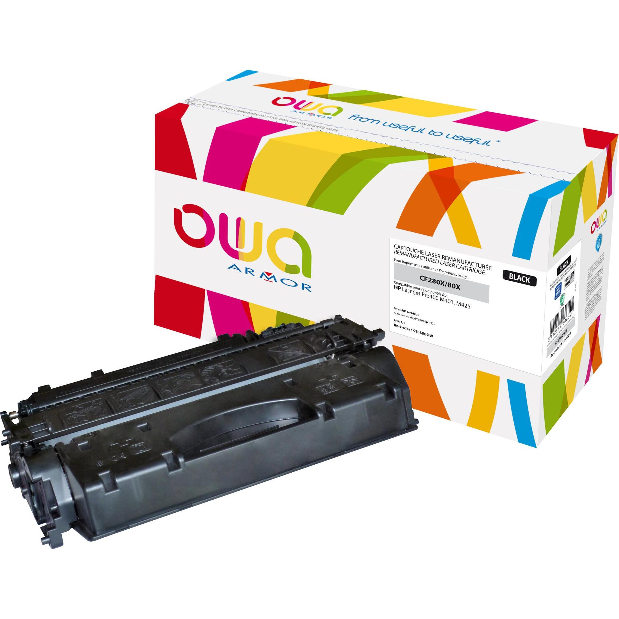 Armor OWA, Toner, Armor Schwarz - kompatibel - Tonerpatrone (Alternative zu: HP CF280X)