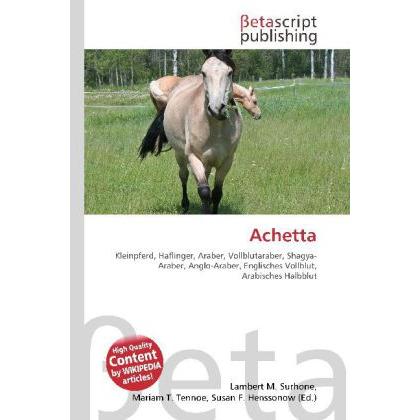 Achetta, Fachbücher von Miriam T. Timpledon, Lambert M. Surhone, Susan F. Marseken