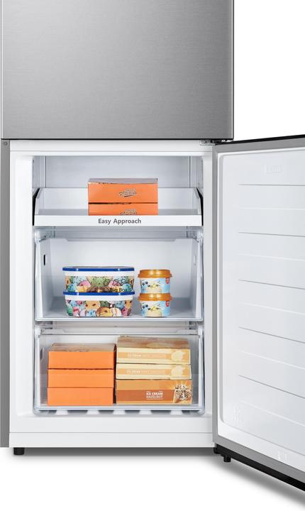 Produktbild Hisense RB390N4ACE Kühlschrank mit Gefrierfach Freie Aufstellung 304 L E Edelstahl (304 l)
