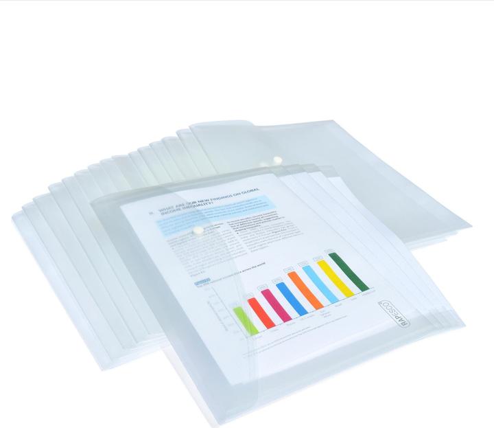 Produktbild Rapesco Dokumentenmappe A4+, Transparent, 50 Stück, Typ (A4+, 50x)