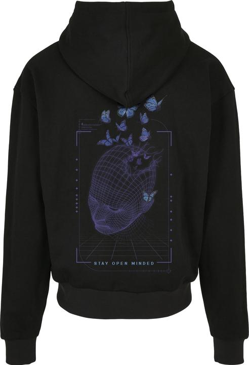 Produktbild Mister Tee Grid Head Butterfly Oversize Hoody (M)