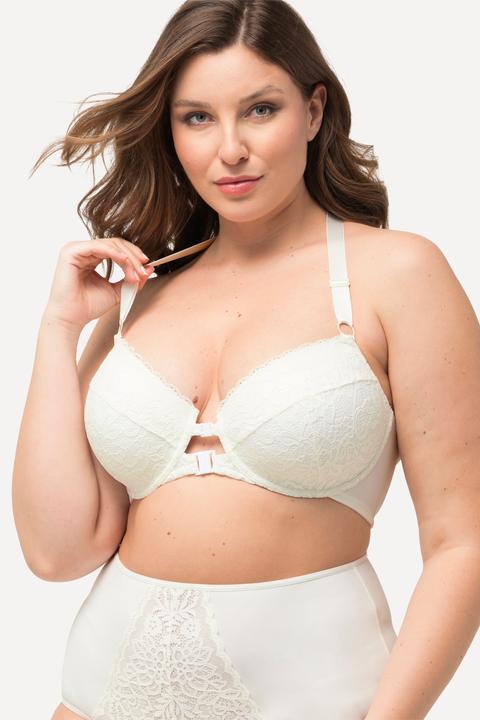 Actual product image Ulla Popken Lacy Front Close Underwire Bra (90 C)