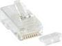 Produktbild ACT RJ45 (8P/8C) CAT5E modulaire connector for round cable with solid or standed conductors. Unit: B (Netzwerkkabel Stecker)
