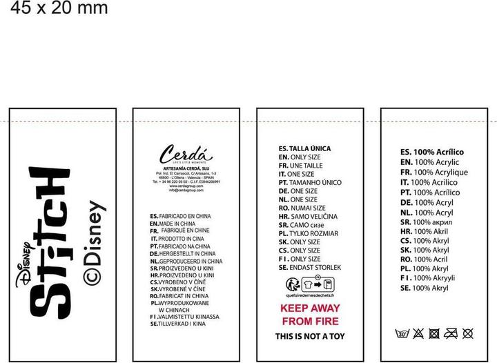 Produktbild Stitch Kindermütze Blau
