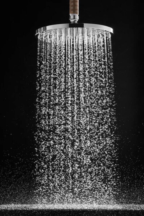 Produktbild hansgrohe Kopfbrause Set Raindance S 240 1jet 27474000 24 cm inkl. Brausearm 39 cm chrom (1 Strahlarten, 18 l/min)