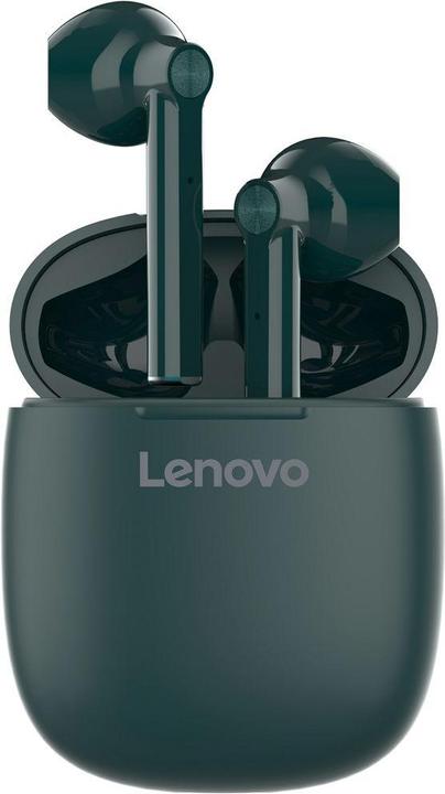 Lenovo Auricolari Bluetooth 5.0 Ipx5 Water Resistant Ht30 Green (No noise cancellation, Wireless)