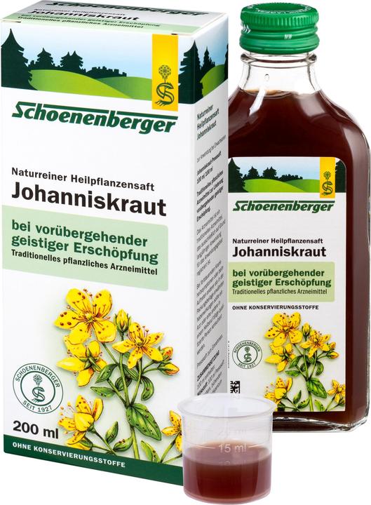 Image du produit Schönenberger Millepertuis pur jus de plantes médicinales, 200 ml de solution