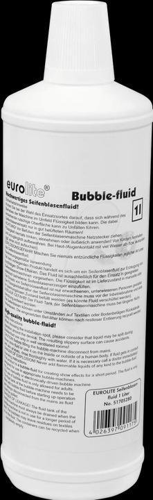 Image du produit Eurolite Fluide pour bulles de savon 1l (Machine à bulles)