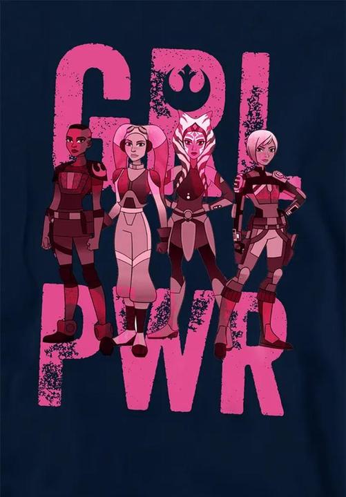 Produktbild Star Wars Girl Power Kapuzenpullover (152, 158)