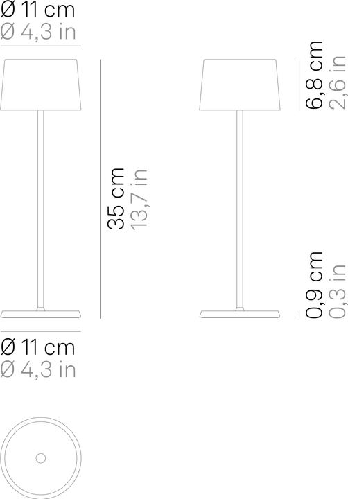 Actual product image Zafferano Olivia (251 lm)