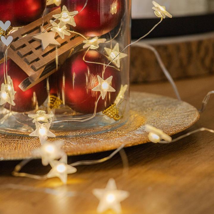Actual product image Lindby Motje LED fairy lights, stars (3.20 m)