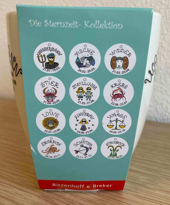 Produktbild Ritzenhoff & Breker Jumbo-Tasse 650 ml. Sternzeichen Schütze (650 ml, 1 x)