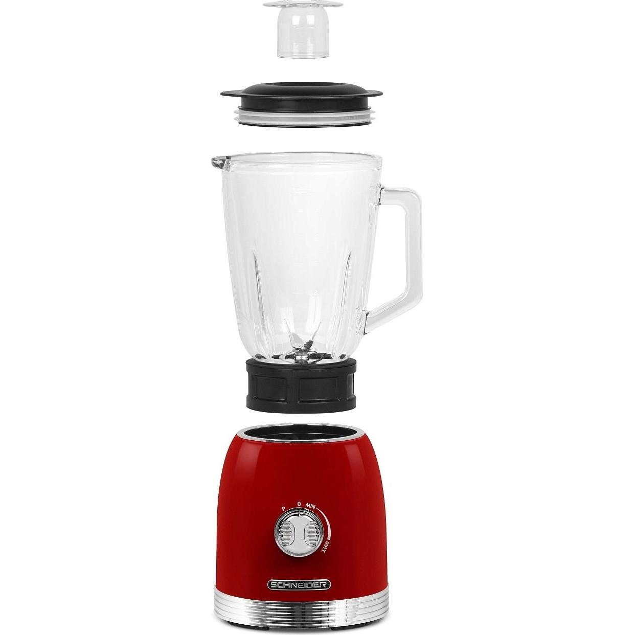 Thumbnail - Schneider SCBL15R Standmixer 1,5 L - 800W, Standmixer, Rot