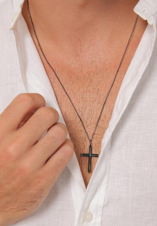 Produktbild Kuzzoi Kreuz (925er Sterling Silber, 60 cm)