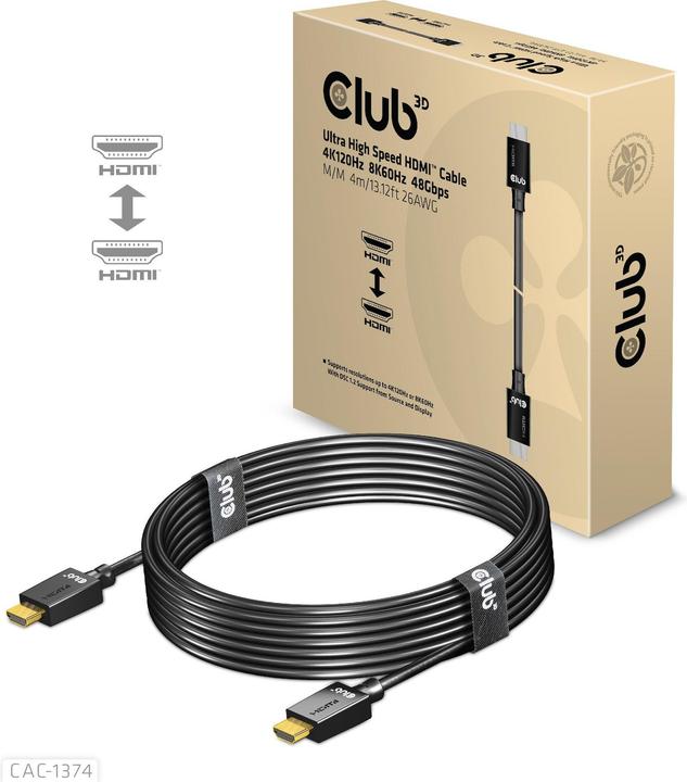 Produktbild Club 3D HDMI (Typ A) — HDMI (Typ A) (4 m, Andere, 2.1)