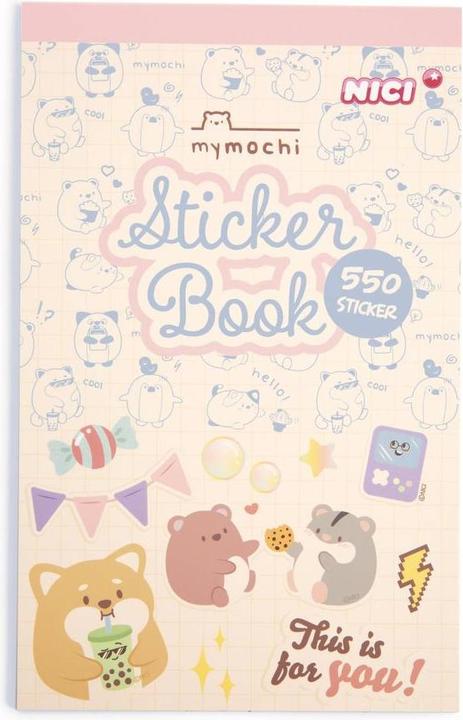 Produktbild NICI Sticker Buch, sortiert (550 Sticker)