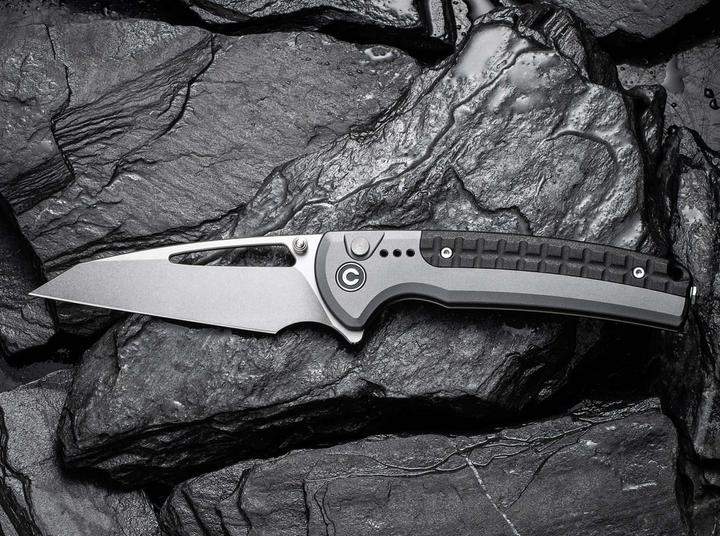 Immagine prodotto Civivi Sentinel Strike Alluminio Grigio e Nero (9.40 cm)