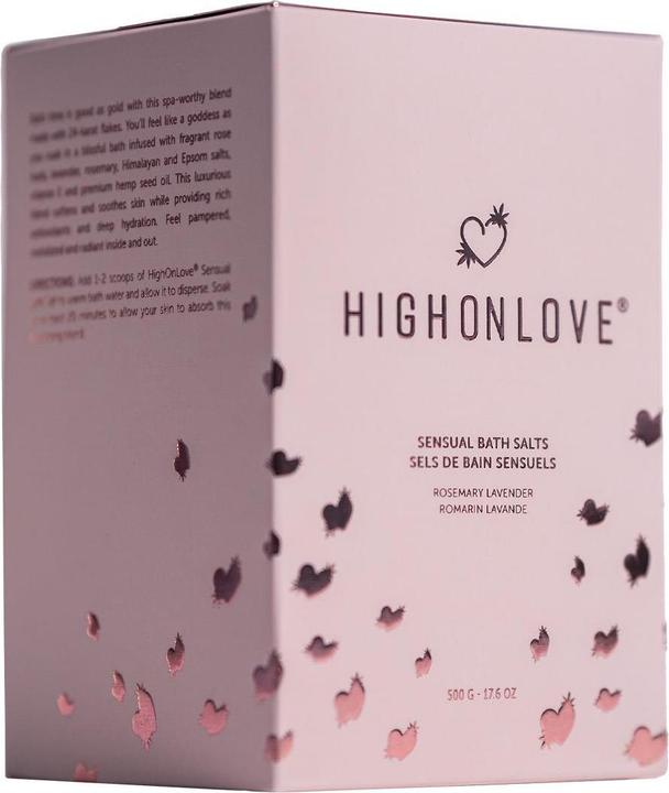 Actual product image High on Love sensual bath salts 500g (Bath truffles)