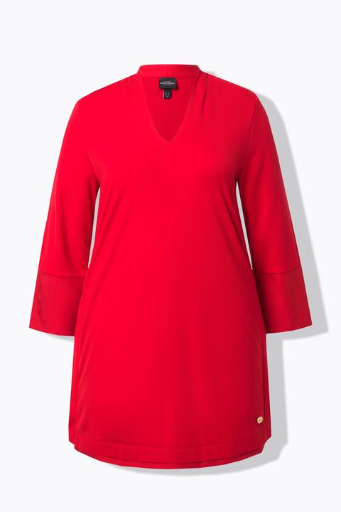 Actual product image Ulla Popken Goblet Collar 3/4 Sleeve Tunic (54)