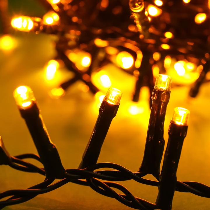 Produktbild Toboli Christbaumbeleuchtung mit Ring 192 LEDs 6x2m Lichterkette Weihnachtsbaum