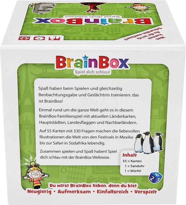 Actual product image Brainbox World tour (German, 1 - 2 Players)