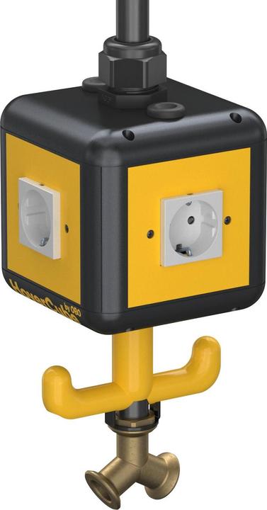 Produktbild OBO Bettermann OBO Versorgungseinheit VH4 140x140xraphit IP20 (4x, CEE 7/3, 1 m)