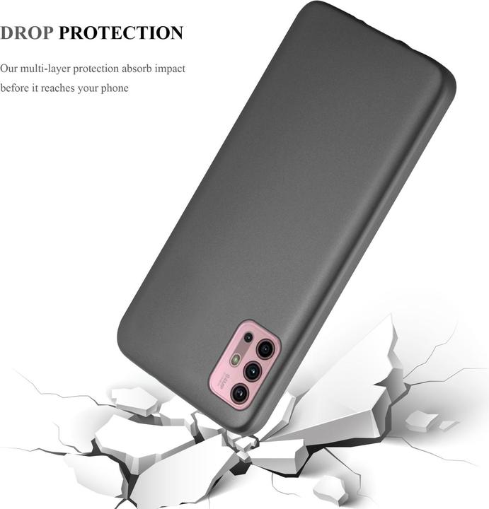 Image du produit Cadorabo TPU Matt Metallic Cover (Motorola Moto G10, Motorola Moto G30)