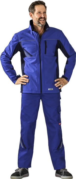 Produktbild Planam Softshelljacke kornblumenblau/marine/zink XS S (S)
