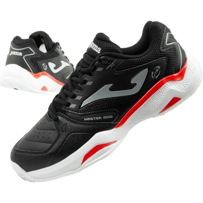 Joma, Uomini, Scarpe da palestra, Master men's padel sports shoes, tennis court shoes, black (42), Nero