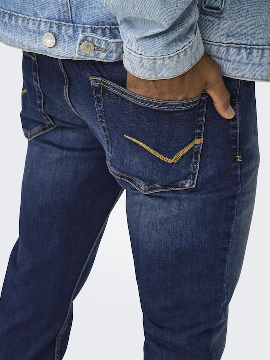 Produktbild Only & Sons ONSLOOM Niedrige Taille Slim Fit Jeans Slim Fit Jeans (W32/L32)