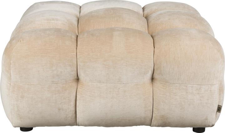 Produktbild Dutchbone Hocker Hackman Velours Beige