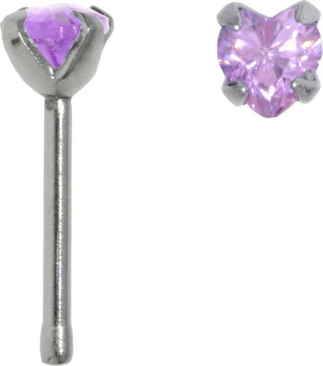 Immagine prodotto Bijouteria Piercing per naso (Zirconia, Acciaio chirurgico 316L)
