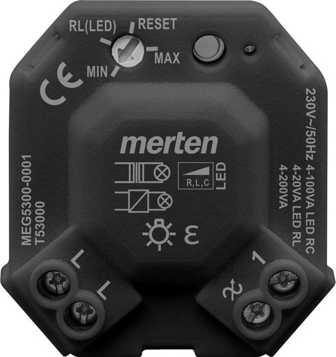 Produktbild Merten Universal LED Dimmermodul, schwarz MEG5300-0001