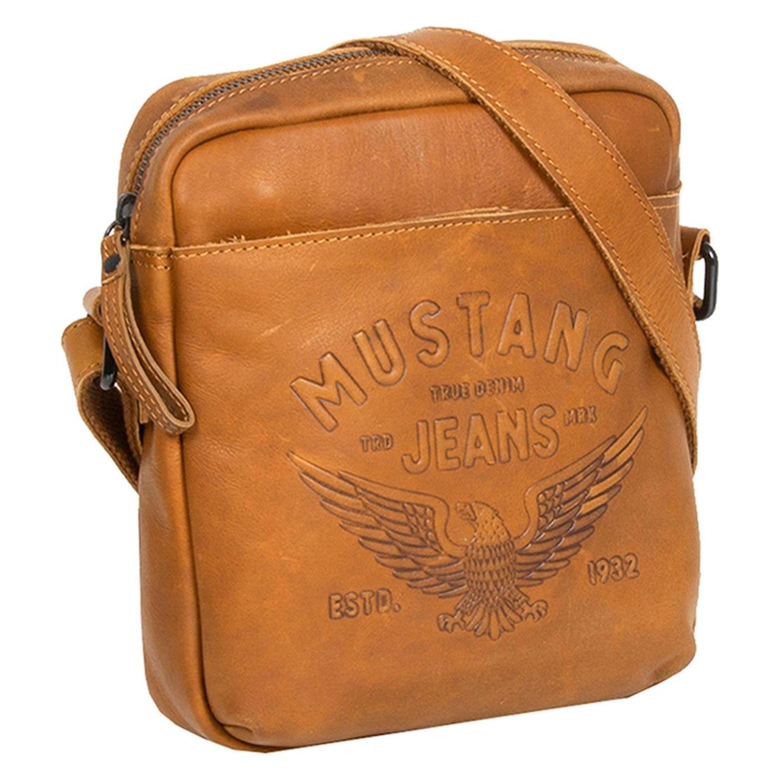 Mustang, Herren, Handtasche, Valencia Sion Shoulder Bag, Braun
