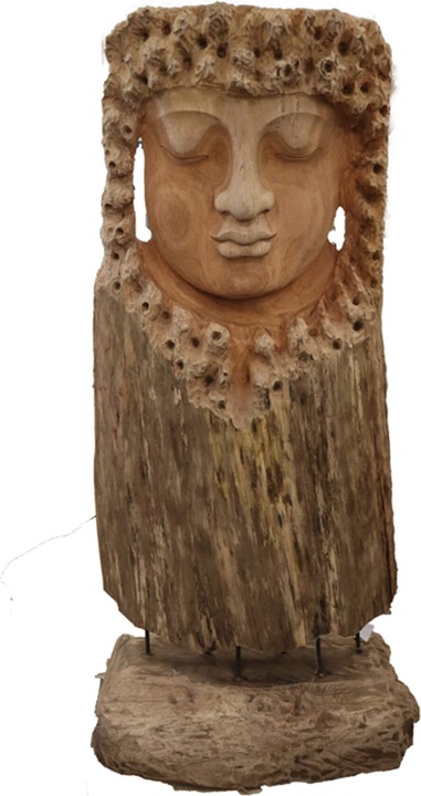 Produktbild Schubiger Buddha Holz D: cm